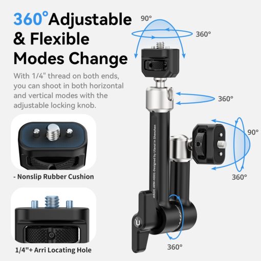 Ulanzi R011a super clamp, satu, rögzítőbilincs, HD01 10"-os magic arm (UL-T018)