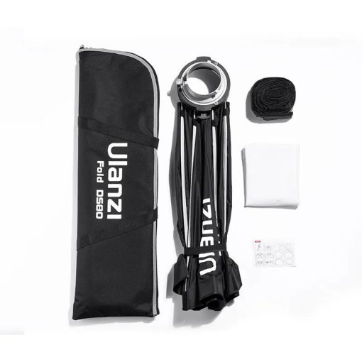 Ulanzi DS80 80cm-es nyitható octobox méhsejtráccsal, Bowens csatlakozás (UL-L069)