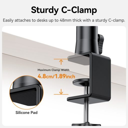 Ulanzi ZJ02 c-clip multifunkciós, asztalra rögzíthető állvány rendszer (UL-T085)