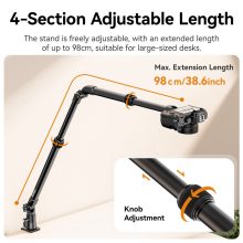 Ulanzi ZJ02 c-clip multifunkciós, asztalra rögzíthető állvány rendszer (UL-T085)