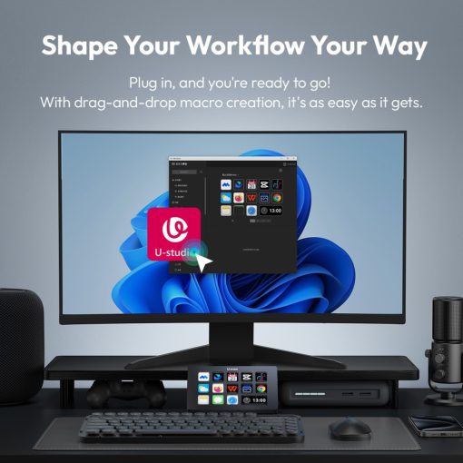 Ulanzi D200 Stream Deck Smart Keyboard multifunkciós makró, stream vezérlő, 13db programozható gomb (UL-A015)