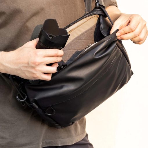 Ulanzi PB008 vlogging gear bag fotós rendszerező oldaltáska, 6L, vízálló, fekete (UL-3050A)