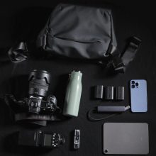 Ulanzi PB008 vlogging gear bag fotós rendszerező oldaltáska, 6L, vízálló, fekete (UL-3050A)
