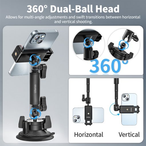 Ulanzi ZJ01 tapadókorong, telefon és Go-Quick II Gopro tartó adapter (UL-T086)
