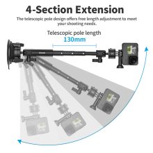 Ulanzi ZJ01 tapadókorong, telefon és Go-Quick II Gopro tartó adapter (UL-T086)