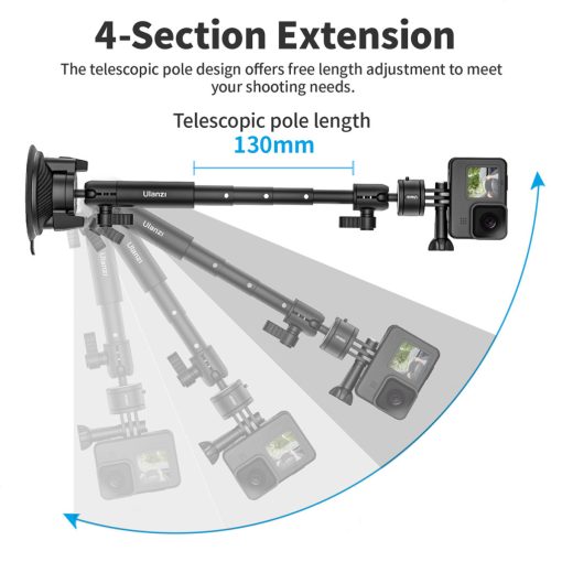 Ulanzi ZJ01 tapadókorong, telefon és Go-Quick II Gopro tartó adapter (UL-T086)