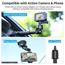 Ulanzi ZJ01 tapadókorong, telefon és Go-Quick II Gopro tartó adapter (UL-T086)