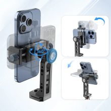 Ulanzi MA53 elforgatható telefontartó adapter, arca swiss, 1db vakupapucs, 5db 1/4" csatlakozó, fém (UL-M028)