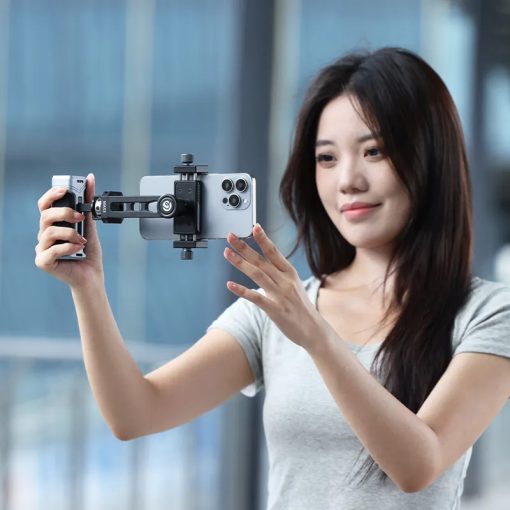 Ulanzi MA53 elforgatható telefontartó adapter, arca swiss, 1db vakupapucs, 5db 1/4" csatlakozó, fém (UL-M028)