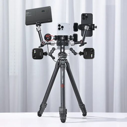 Ulanzi MA53 elforgatható telefontartó adapter, arca swiss, 1db vakupapucs, 5db 1/4" csatlakozó, fém (UL-M028)