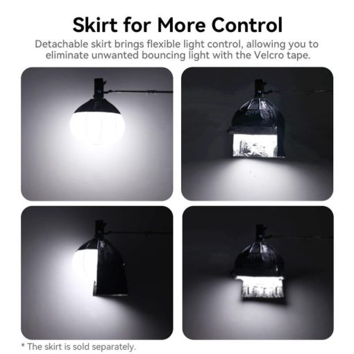 Ulanzi szoknya gömb softboxhoz/lanternhez, 65cm, 2db (UL-L108)