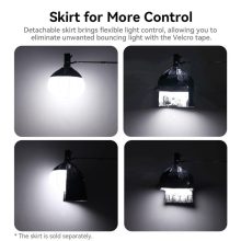 Ulanzi szoknya gömb softboxhoz/lanternhez, 80cm, 2db (UL-L109)