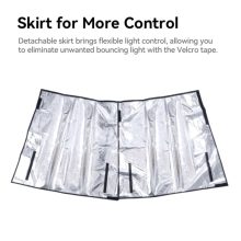 Ulanzi szoknya gömb softboxhoz/lanternhez, 80cm, 2db (UL-L109)