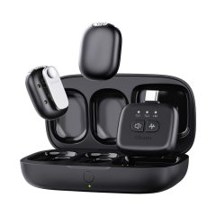   Ulanzi A30 vezeték nélküli Mini lavalier mikrofon, 2 mikrofon és 1 vevő, usb-c, lighting, fekete (UL-A014GBB1)