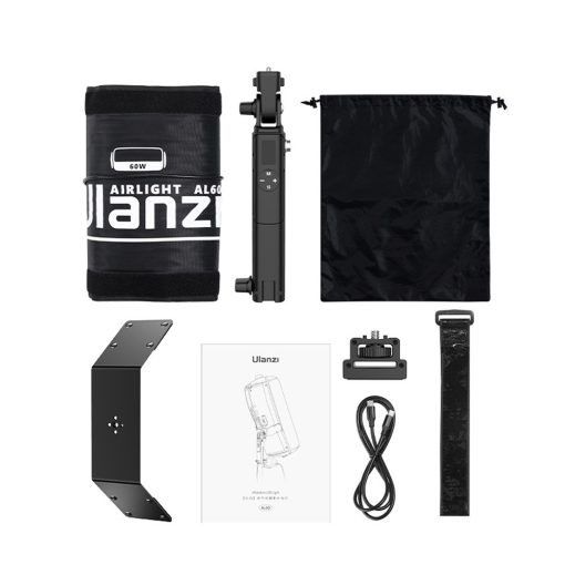 Ulanzi AL60 önfelfújó Led, 60W, 2700-6500K, 10 effekt, 50x27cm, távirányító, APP (UL-L096)