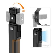 Ulanzi AL60 önfelfújó Led, 60W, 2700-6500K, 10 effekt, 50x27cm, távirányító, APP (UL-L096)