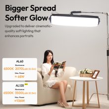 Ulanzi AL120 önfelfújó Led, 120W, 2700-6500K, 10 effekt, 100x27cm, távirányító, APP (UL-L097)