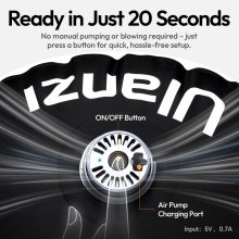 Ulanzi AL120 önfelfújó Led, 120W, 2700-6500K, 10 effekt, 100x27cm, távirányító, APP (UL-L097)