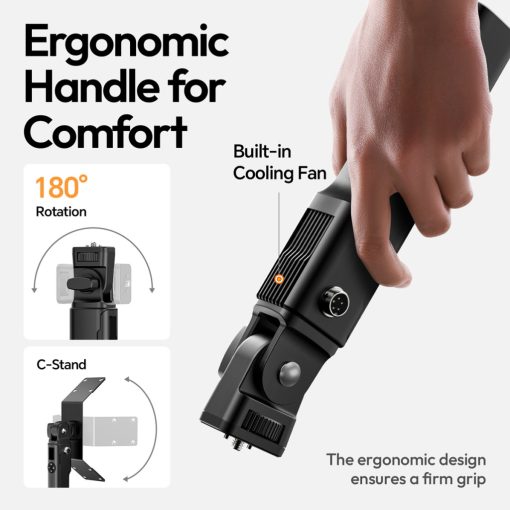 Ulanzi AL120 önfelfújó Led, 120W, 2700-6500K, 10 effekt, 100x27cm, távirányító, APP (UL-L097)