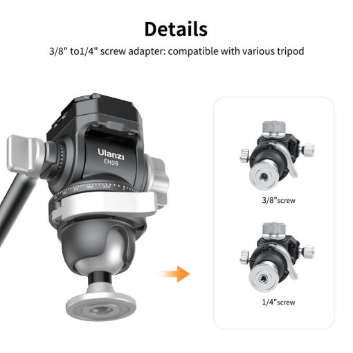 Ulanzi EH09 fordított gömbfej (UL-T091)