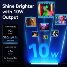 Ulanzi VL119 RGB V2 10W fénycső, kard (UL-L132)