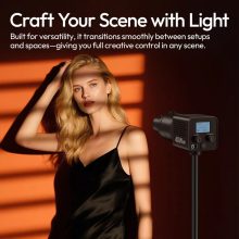 Ulanzi LAS007 snoot, optikai fényformázó, 10db grafika, mini Bowens (UL-L077)