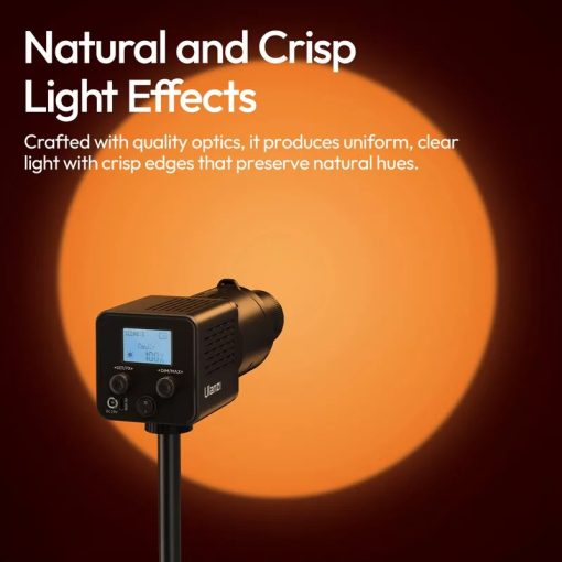 Ulanzi LAS007 snoot, optikai fényformázó, 10db grafika, mini Bowens (UL-L077)