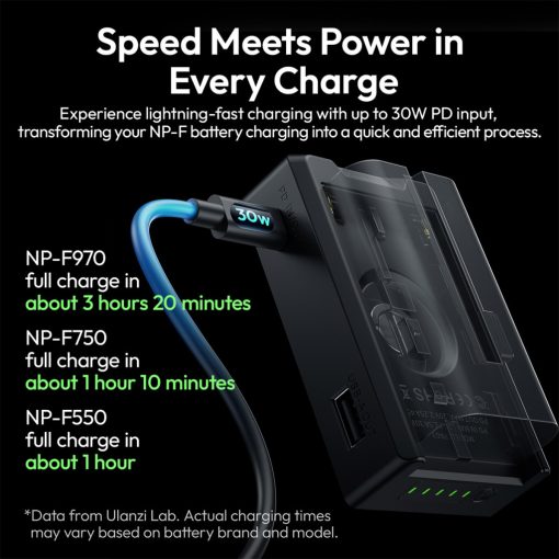 Ulanzi PA03 NP-F akkumulátor dokkoló (UL-P011GBB1)
