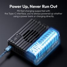 Ulanzi LE20 20W RGB fotó videó LED lámpa, 3200lux, CRI95, ventillátoros hűtés (UL-L090)