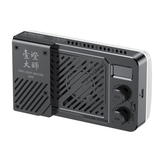 Ulanzi 40W bi-color led lámpa, 14000lux, 37Wh, 2700K-6500K, 95CRI, 8 effekt, hűtőventillátor (UL-L129)