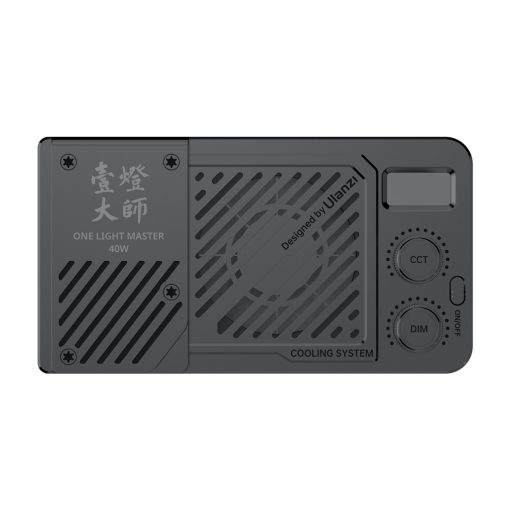 Ulanzi 40W bi-color led lámpa, 14000lux, 37Wh, 2700K-6500K, 95CRI, 8 effekt, hűtőventillátor (UL-L129)