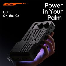 Ulanzi 40W bi-color led lámpa, 14000lux, 37Wh, 2700K-6500K, 95CRI, 8 effekt, hűtőventillátor (UL-L129)