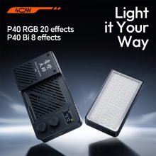 Ulanzi 40W rgb led lámpa, 14000lux, 37Wh, 2700K-6500K, 95CRI, 20 effekt, hűtőventillátor (UL-L130)