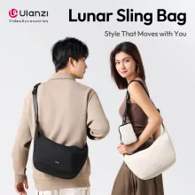 Ulanzi HMN1 Lunar oldaltáska, ráadás kis tokkal, törtfehér (UL-B160)