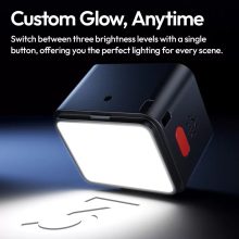 Ulanzi DG01 szuper mini LED lámpa, 5600K, 500mAh, diffúzor, USB-C, fekete (UL-L196)