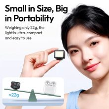 Ulanzi DG01 szuper mini LED lámpa, 5600K, 500mAh, diffúzor, USB-C, fehér (UL-L204)