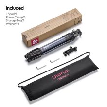 Ulanzi OMBRA II YING állvány, 156cm, 3kg teherbírás, Uka gyorscseretalp, telefontartó adapter (UL-T156)