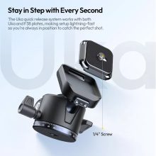 Ulanzi OMBRA II YING állvány, 156cm, 3kg teherbírás, Uka gyorscseretalp, telefontartó adapter (UL-T156)