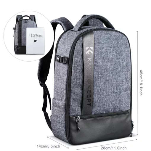 K&F Concept Beta hátizsák 15L V2, szürke (KF-13-044V5)