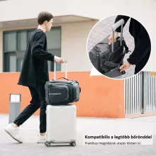 K&f Concept Alpha Backpack 25 literes, fotós hátizsák, vízálló, szürke (KF-13-105)