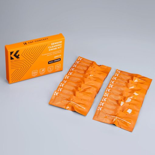 K&F Concept cserélhető tisztító toll készlet, full frame tisztító pálcika, 20 darab (KF-1902)