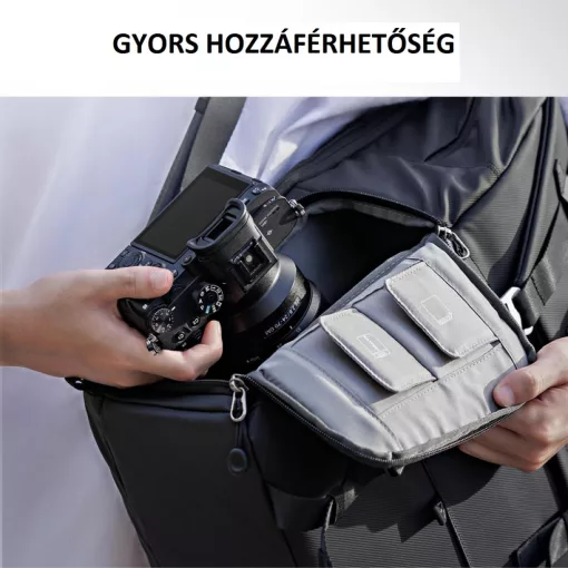 K&F Concept Beta Backpack 20 literes, fotós hátizsák, fekete (KF-13-087AV6)