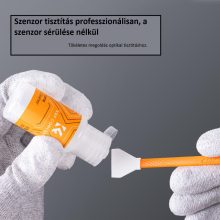 K&F Concept dupla fejes 16 mm-es tisztítópálca készlet, APS-C, 10 db + 20 ml tisztító folyadék (KF-1964)