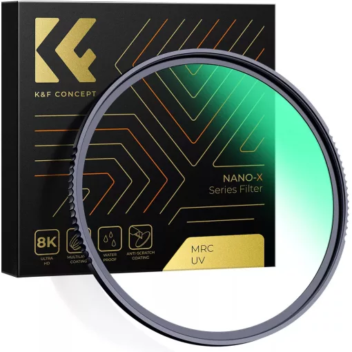 K&F Concept NANO-X series, B270, HD, MCUV szűrő, vízlepergető, karcálló, 112mm (KF-01-2013)