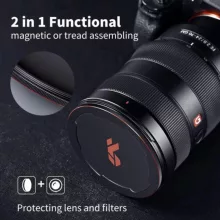 K&F Concept fém mágneses objetív sapka, 49mm, mágneses adapter nem tartozék (KF-04-066)