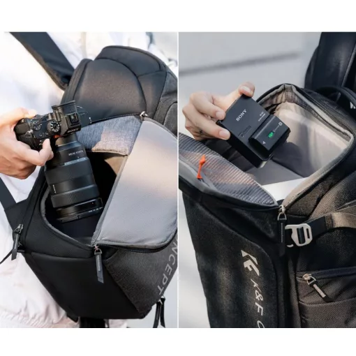 K&F Concept Alpha Air fotós hátizsák 25L, szürke (KF-13-128V3)