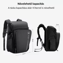 K&F Concept Alpha Air fotós hátizsák 25L, szürke (KF-13-128V3)