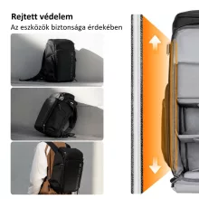 K&F Concept Alpha Air fotós hátizsák 25L, fekete (KF-13-128V4)