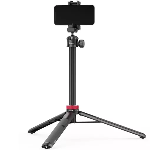 Ulanzi MT-44 E selfie állvány, monopod, telefontartó adapter, 149cm max magasság, fekete (UL-2502E)