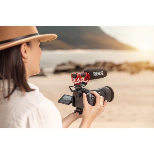 RODE VIDEOMIC NTG PROFESSZIONÁLIS KAMERA ÉS USB MIKROFON RYCOTE LYRE FELFÜGGESZTÉSSEL (VMNTG)
